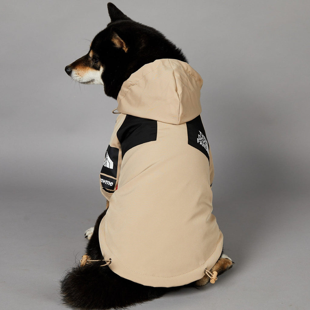 Khaki Large Dog Raincoat