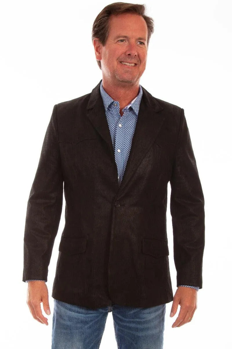 Scully Beau Leather Blazer - Mens Jacket