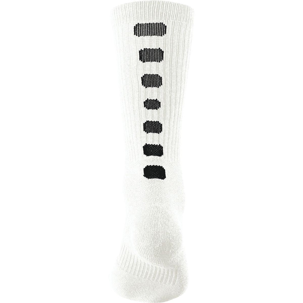 COLOR BLOCK CREW SOCKS - MOISTURE-WICKING COMPRESSION