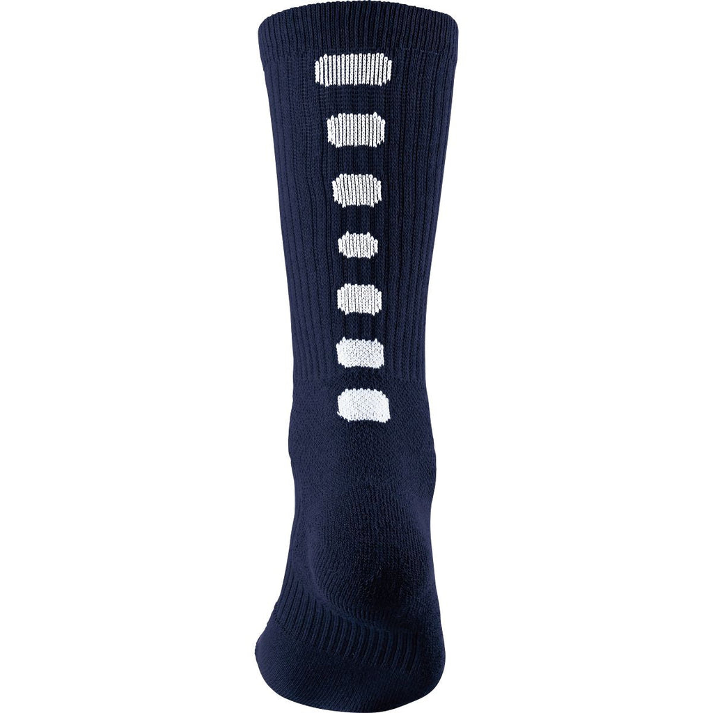 COLOR BLOCK CREW SOCKS - MOISTURE-WICKING COMPRESSION