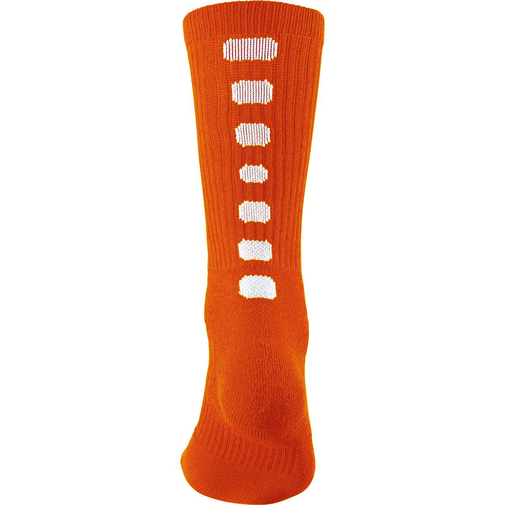 COLOR BLOCK CREW SOCKS - MOISTURE-WICKING COMPRESSION