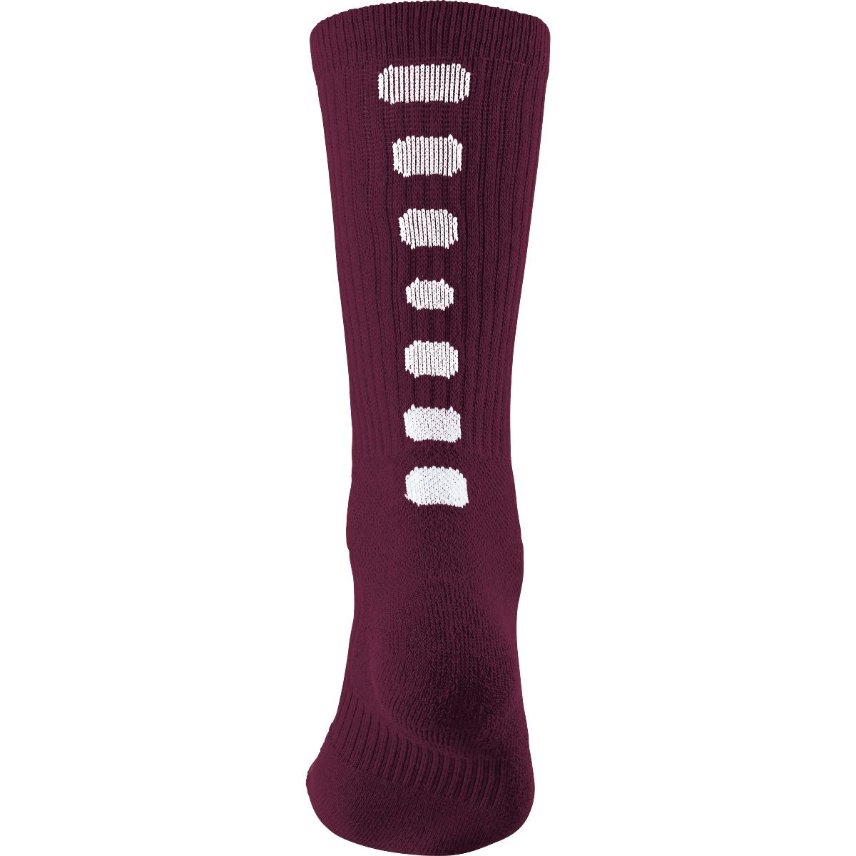 COLOR BLOCK CREW SOCKS - MOISTURE-WICKING COMPRESSION