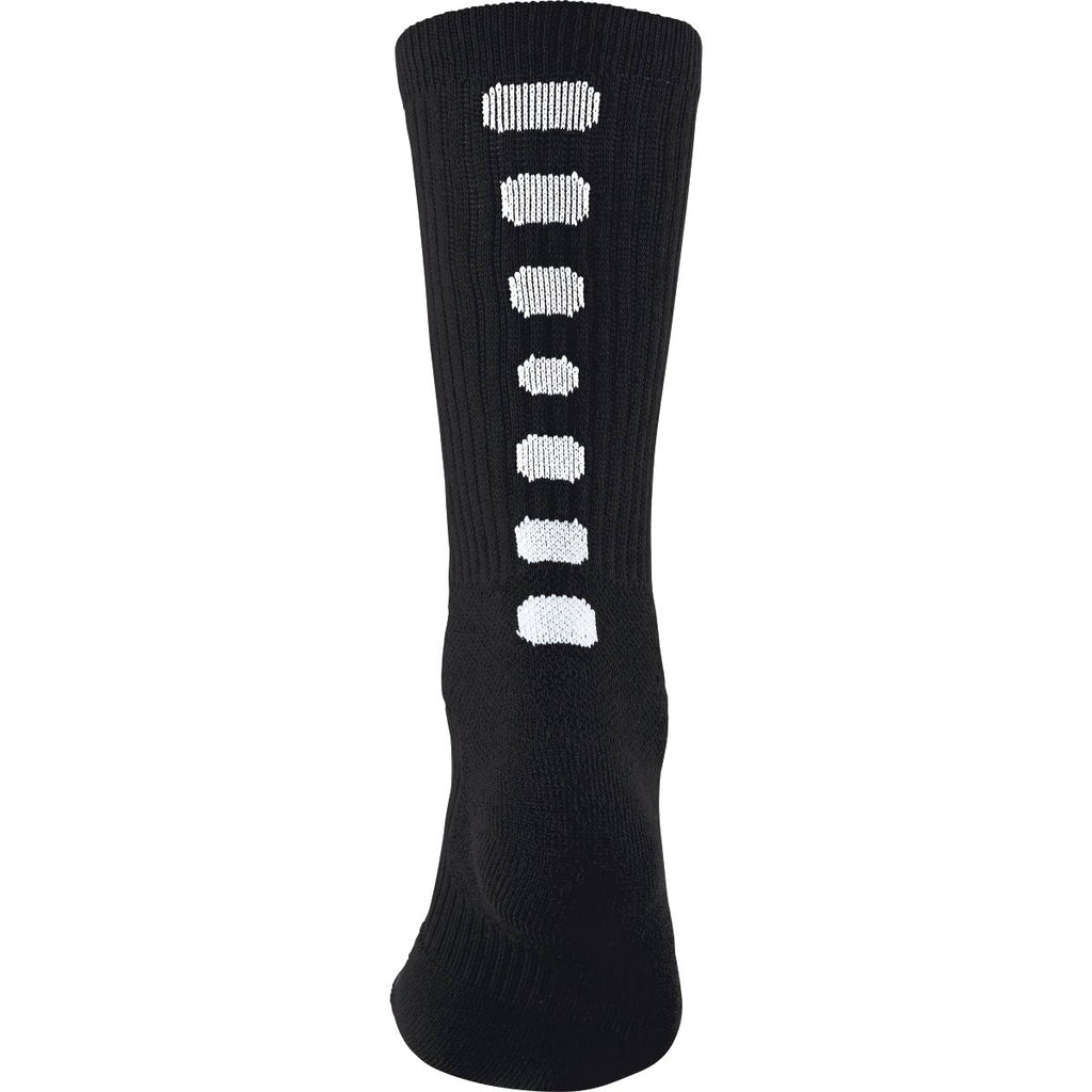 COLOR BLOCK CREW SOCKS - MOISTURE-WICKING COMPRESSION