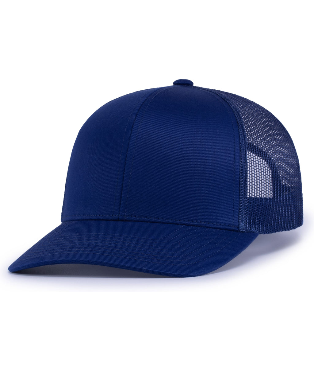 6-PANEL TRUCKER SNAPBACK CAP - ADJUSTABLE COTTON