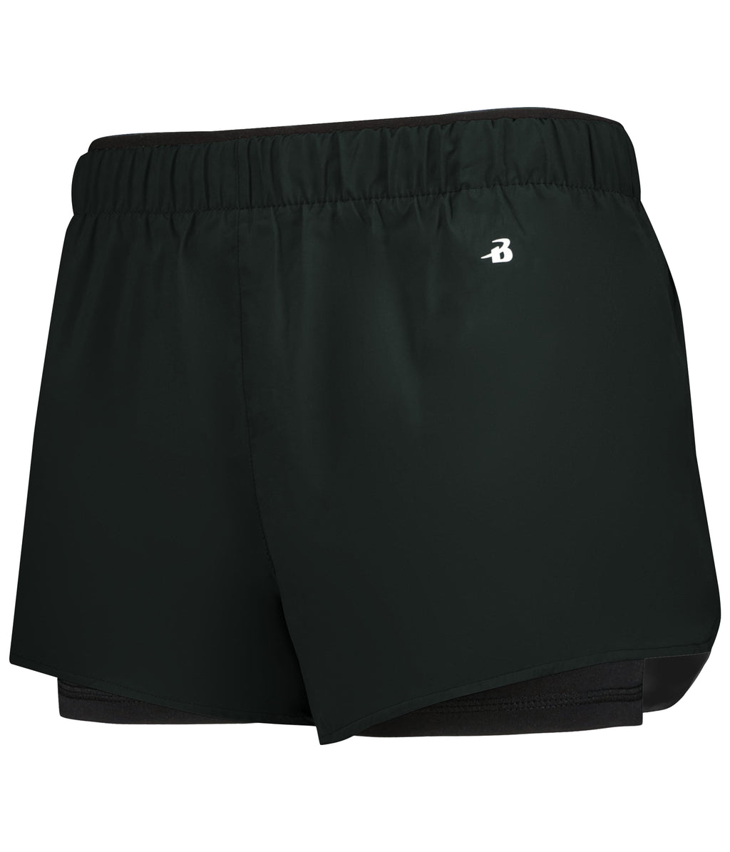 WOMEN'S DOUBLE UP SHORT - MOISTURE-WICKING
