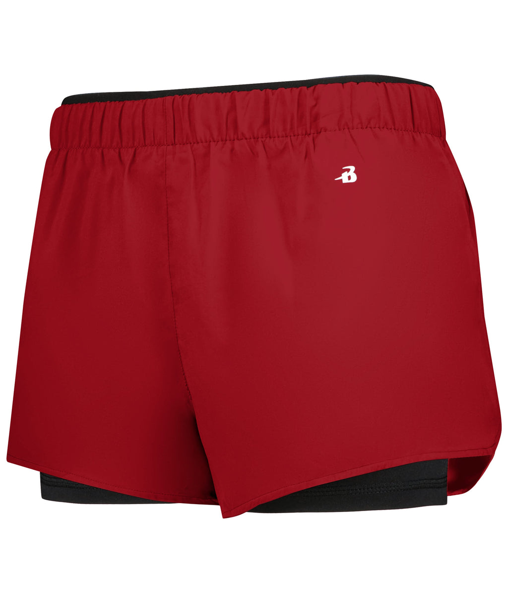 WOMEN'S DOUBLE UP SHORT - MOISTURE-WICKING