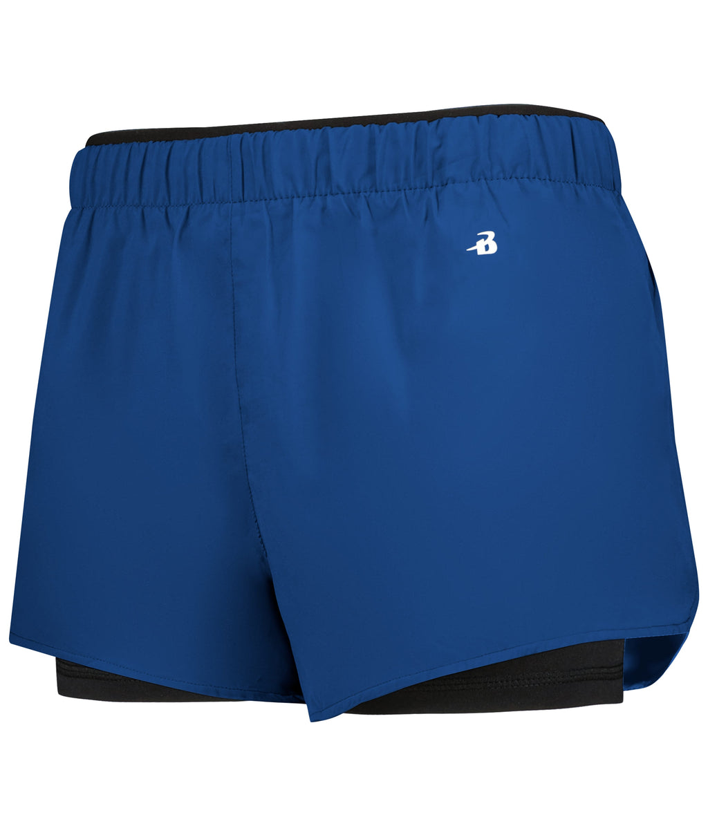 WOMEN'S DOUBLE UP SHORT - MOISTURE-WICKING