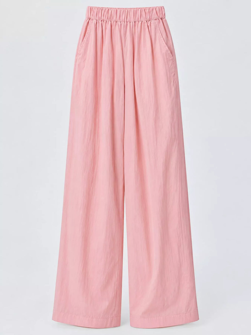 High-Waisted Loose Fit Wide-Leg Casual Pants