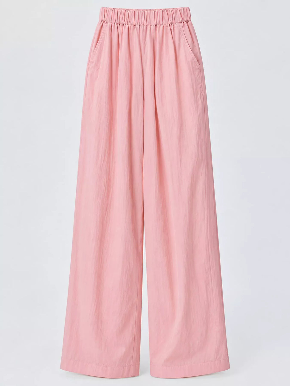 High-Waisted Loose Fit Wide-Leg Casual Pants