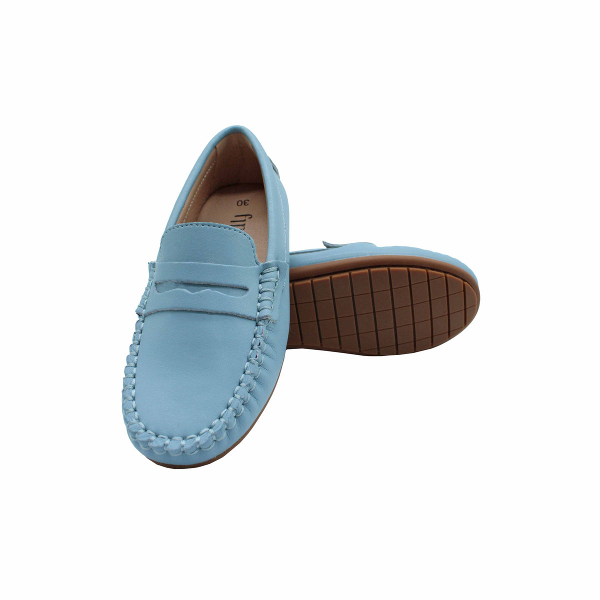 Dusty Blue Leather