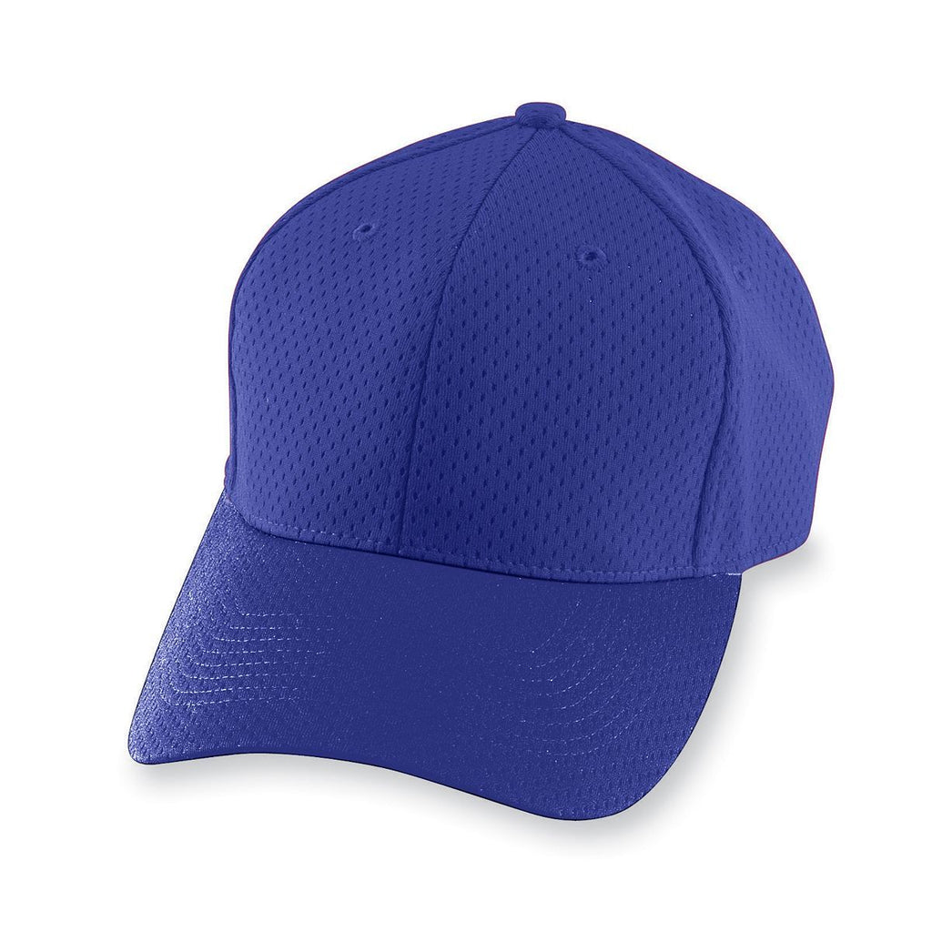 YOUTH ATHLETIC MESH CAP - ADJUSTABLE POLYESTER