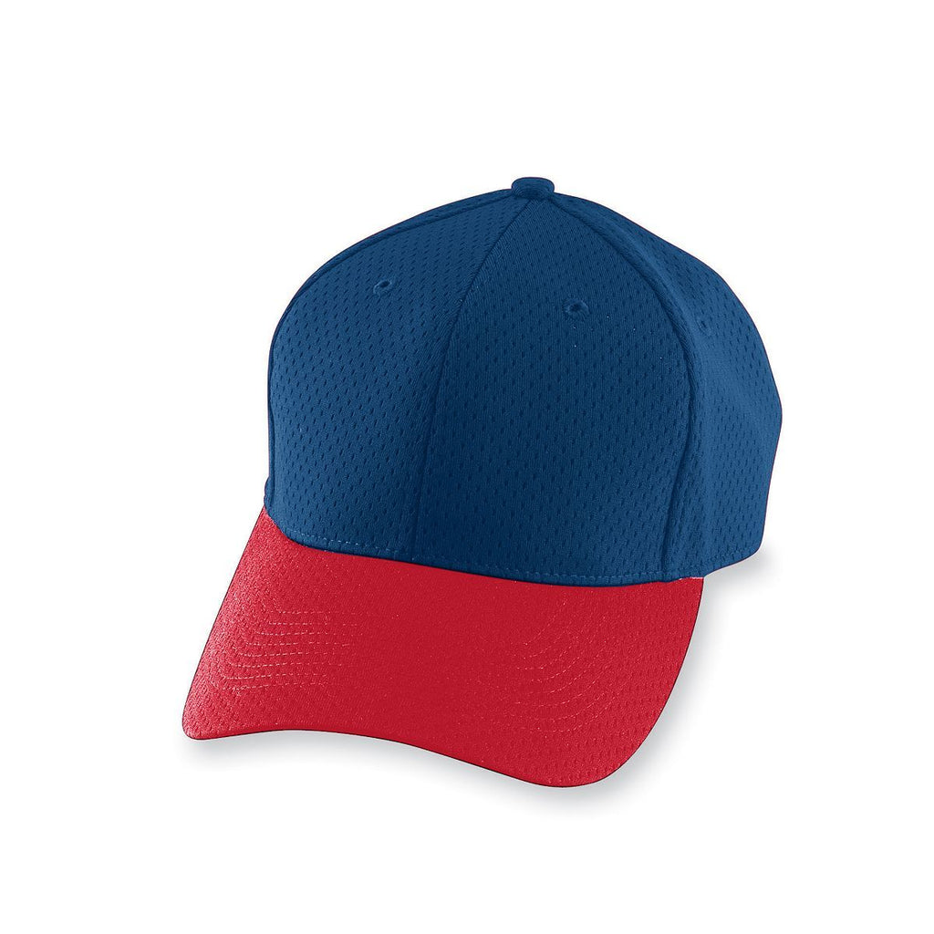 YOUTH ATHLETIC MESH CAP - ADJUSTABLE POLYESTER