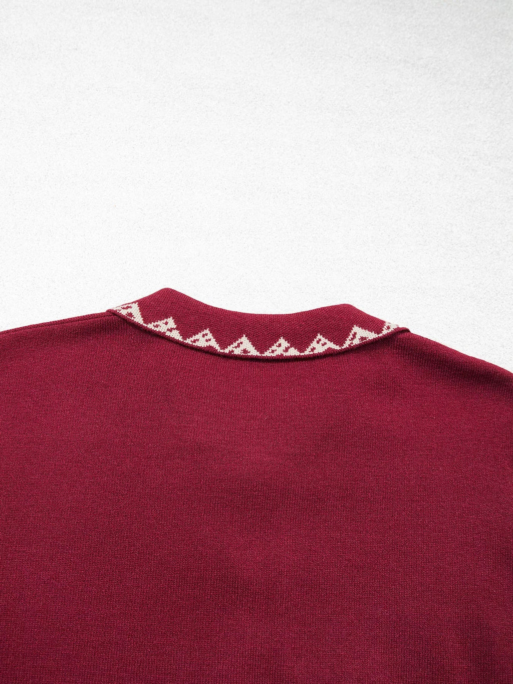 Bow Pocket Collar Long Sleeve Knit Cardigan