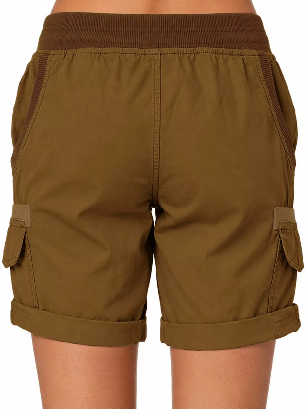 Full Size Drawstring Cargo Shorts Plus Size