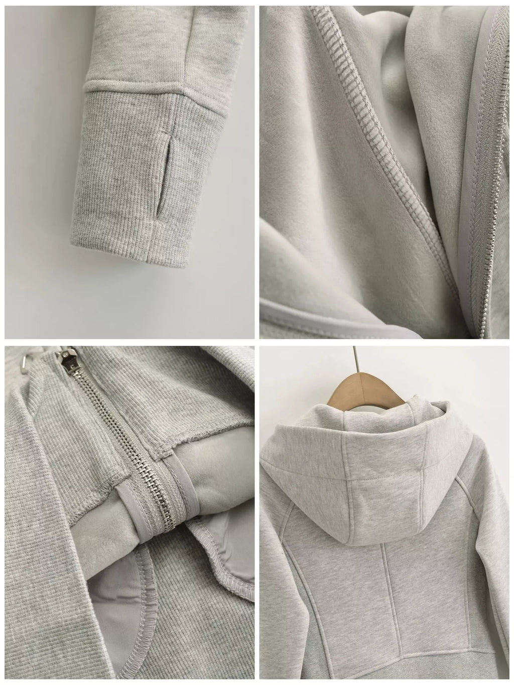 Slim-Fit Full-Zip Hoodie