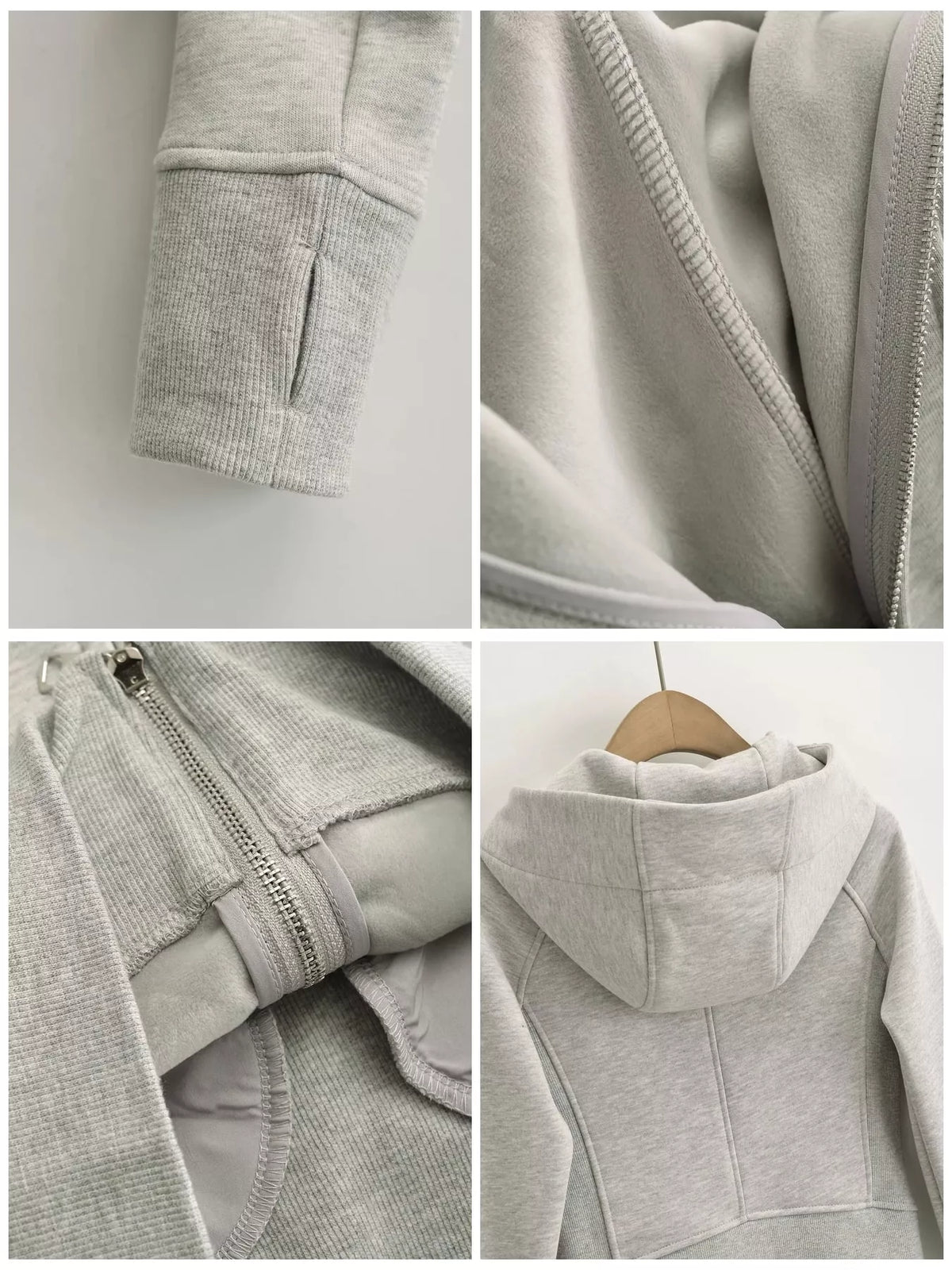 Slim-Fit Full-Zip Hoodie