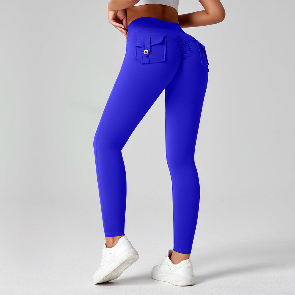 Fitness Yoga Pants For Women High-waisted Butt-lifting Stretchy Form-fitting Workout Tights