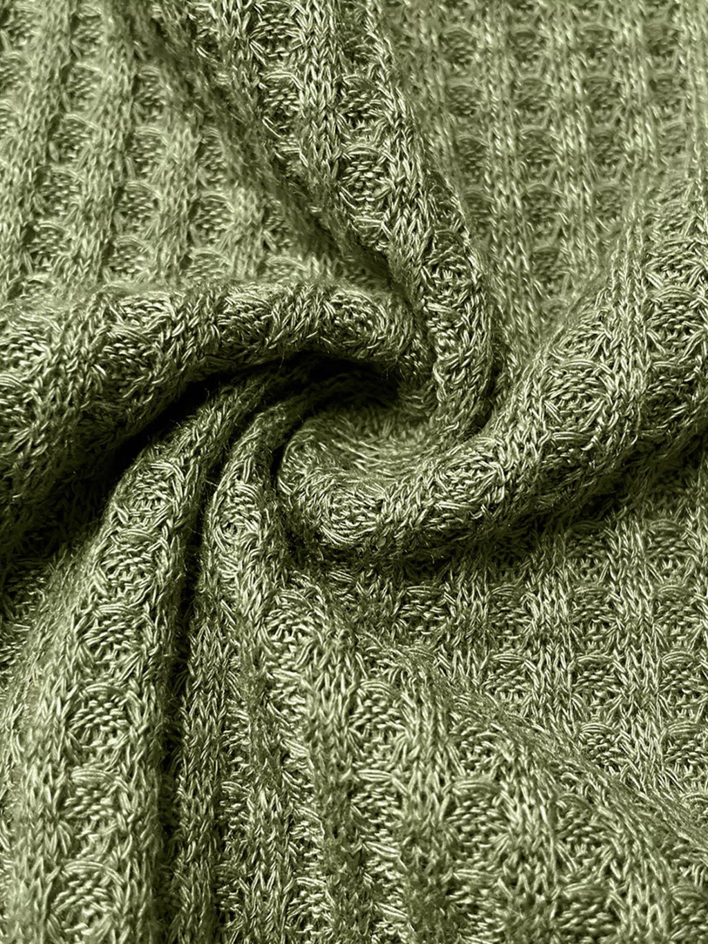 Button Detail Knitted Casual Top