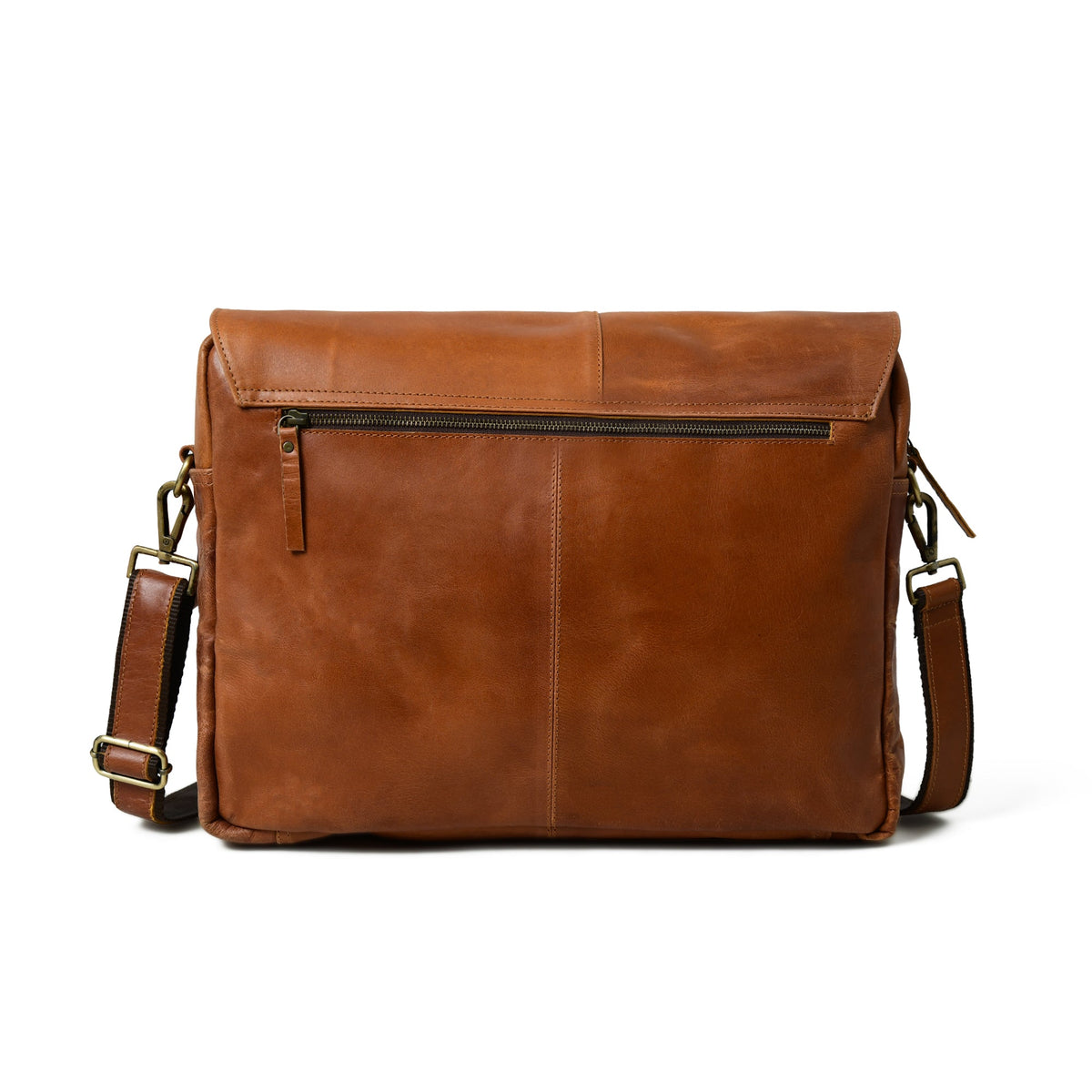 Wilson Tan Leather Crossbody Bag