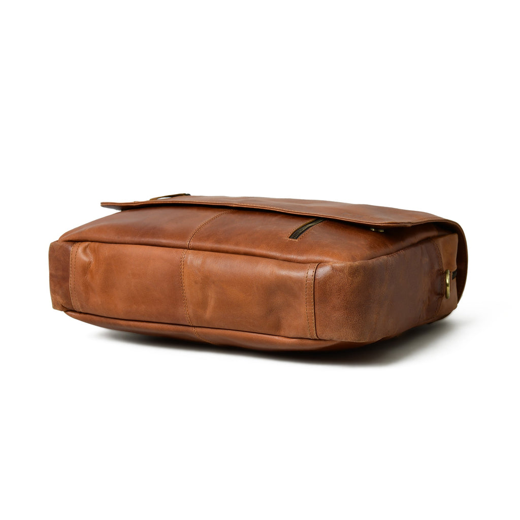 Wilson Tan Leather Crossbody Bag