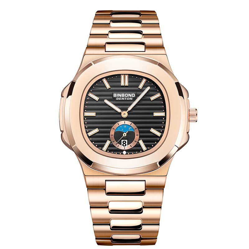 New Retro Steel Belt Quartz Watch Waterproof Leisure All-match