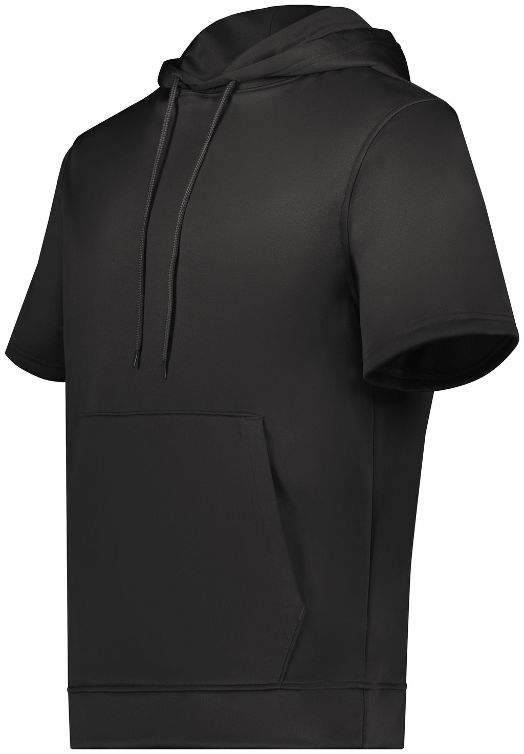 WICKING FLEECE SHORT-SLEEVE HOODIE POLYESTER