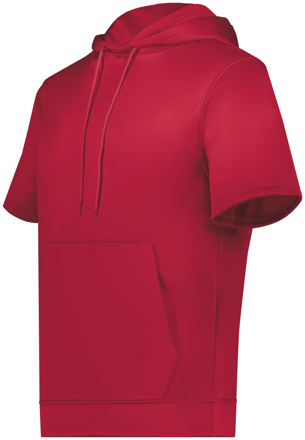 WICKING FLEECE SHORT-SLEEVE HOODIE POLYESTER