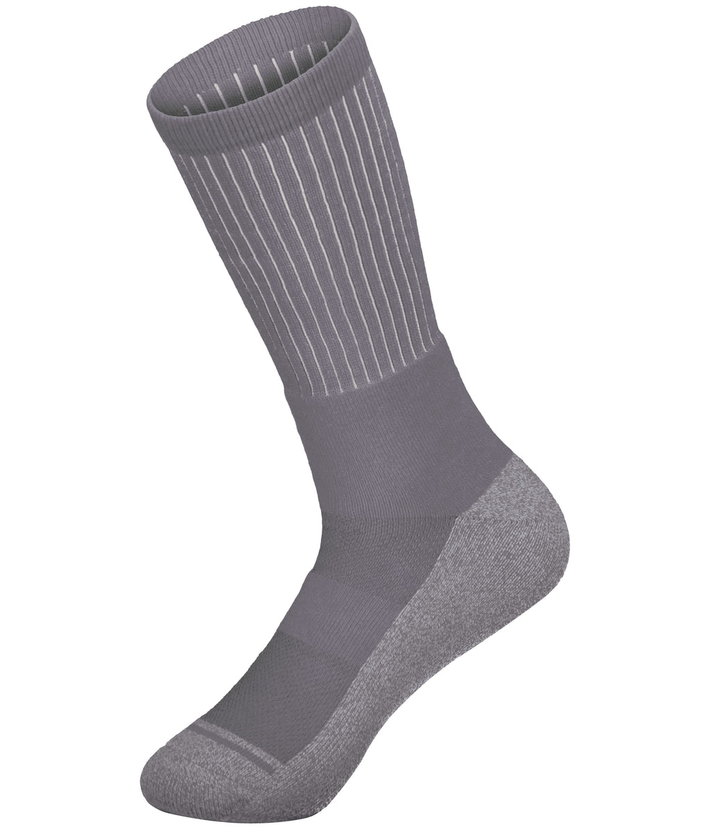 TONAL CREW SOCK - MOISTURE-WICKING