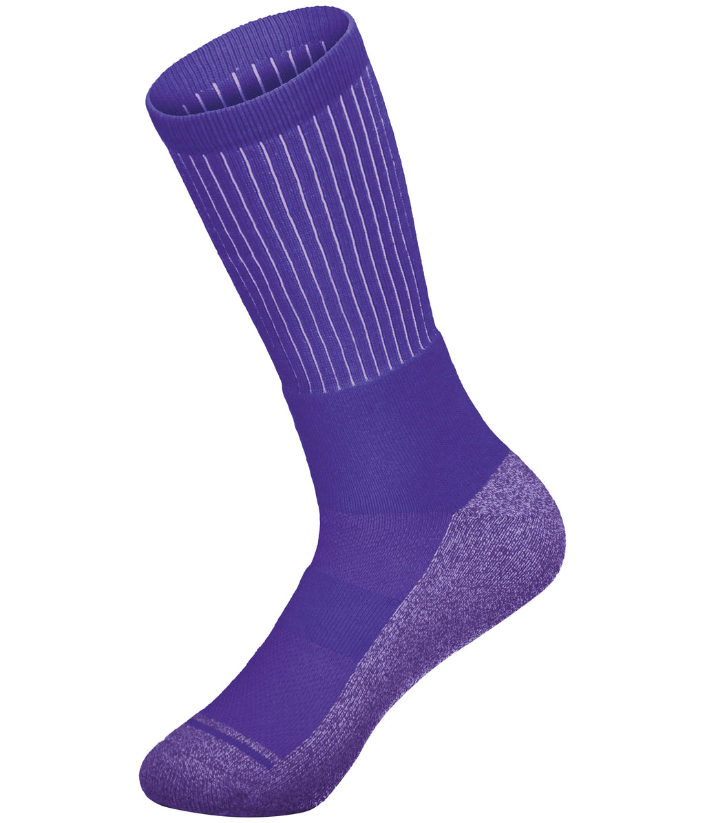 TONAL CREW SOCK - MOISTURE-WICKING