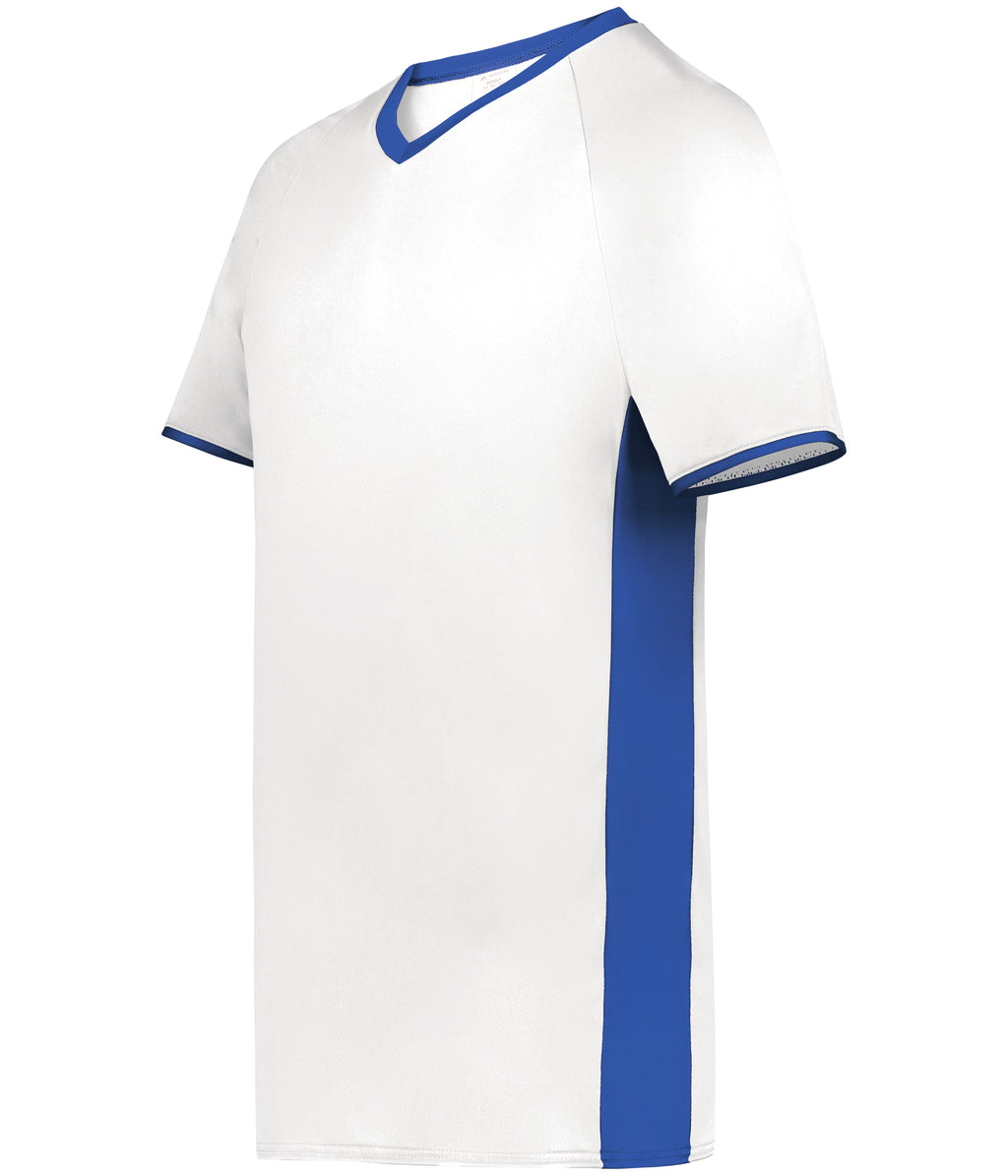 YOUTH CUTTER+ V-NECK JERSEY - MOISTURE-WICKING