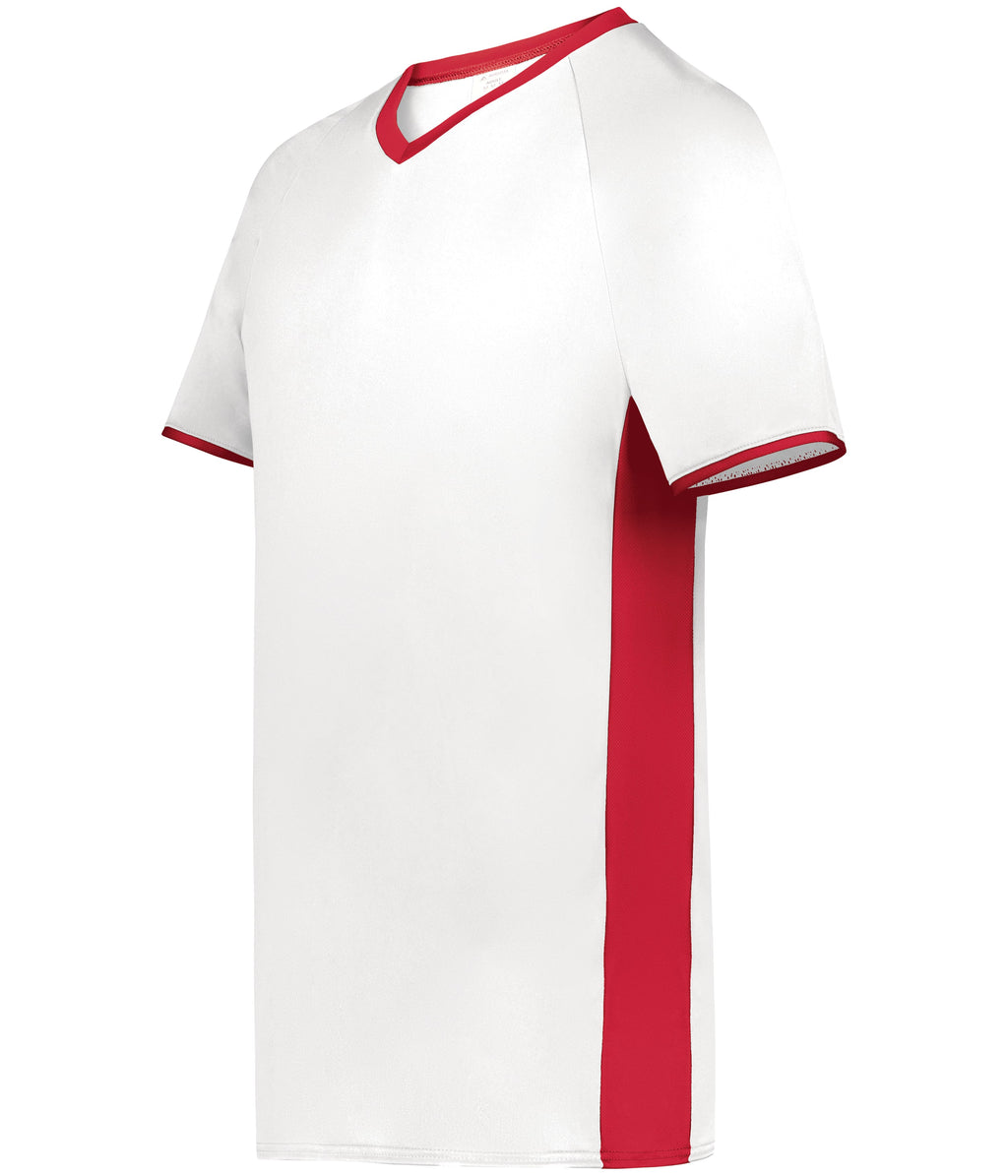 YOUTH CUTTER+ V-NECK JERSEY - MOISTURE-WICKING