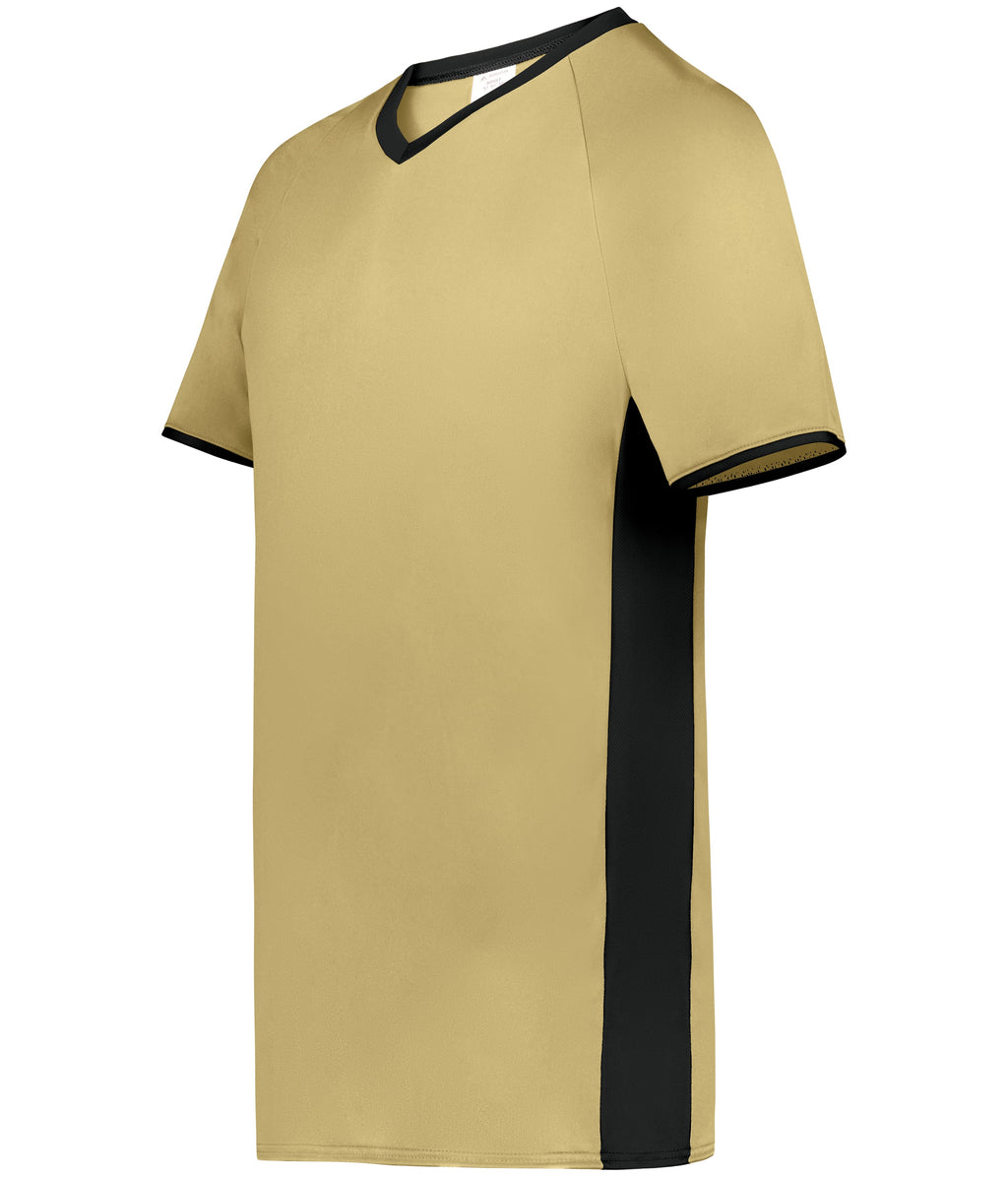 YOUTH CUTTER+ V-NECK JERSEY - MOISTURE-WICKING