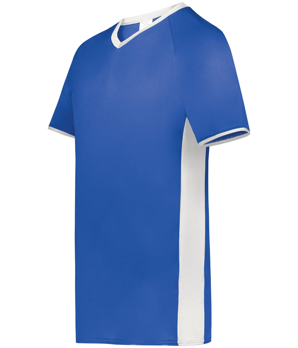 YOUTH CUTTER+ V-NECK JERSEY - MOISTURE-WICKING