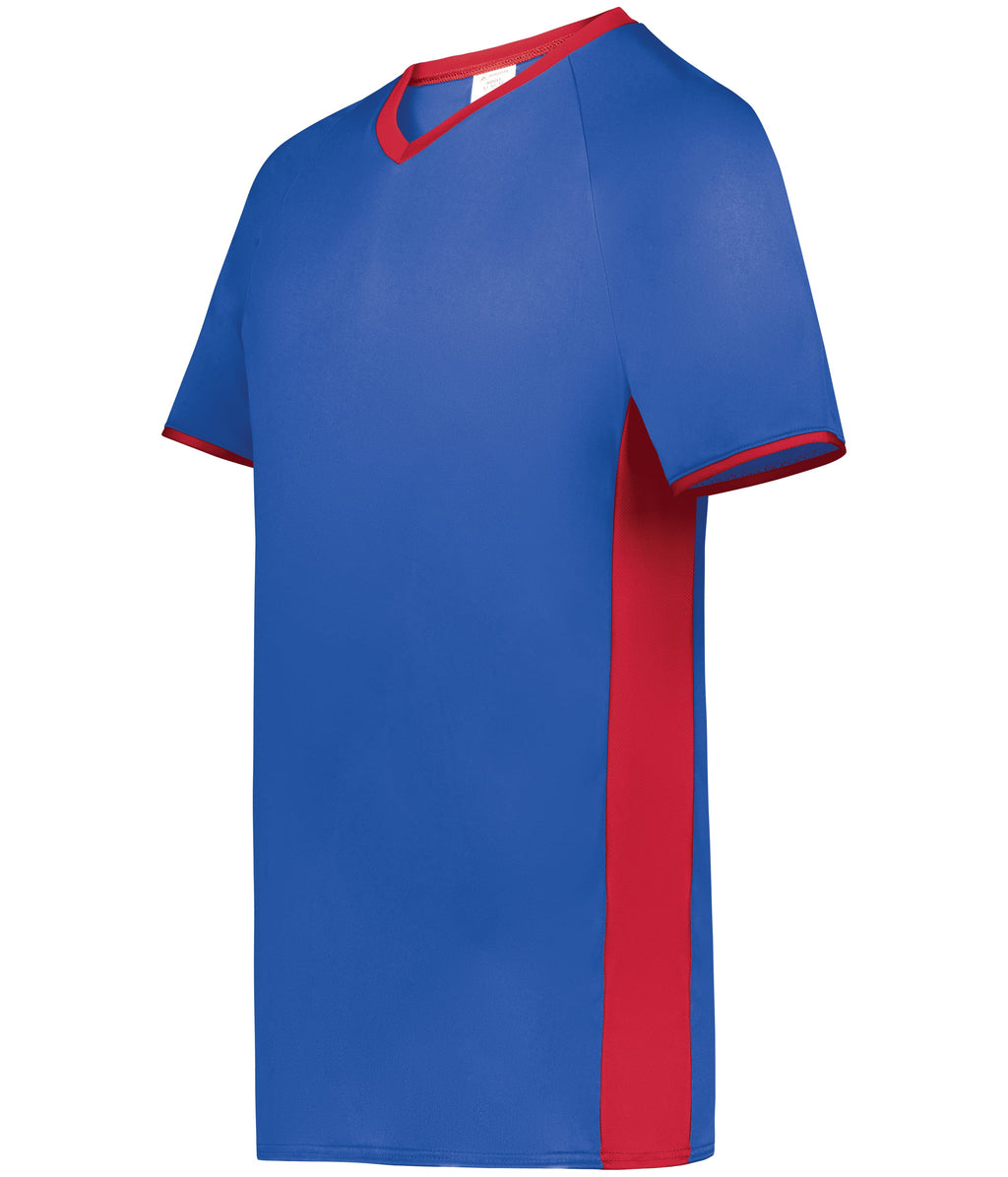 YOUTH CUTTER+ V-NECK JERSEY - MOISTURE-WICKING