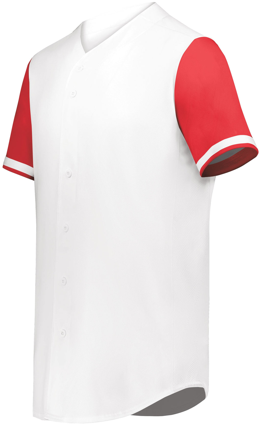 YOUTH CUTTER+ FULL BUTTON BASEBALL JERSEY - MOISTURE-WICKING