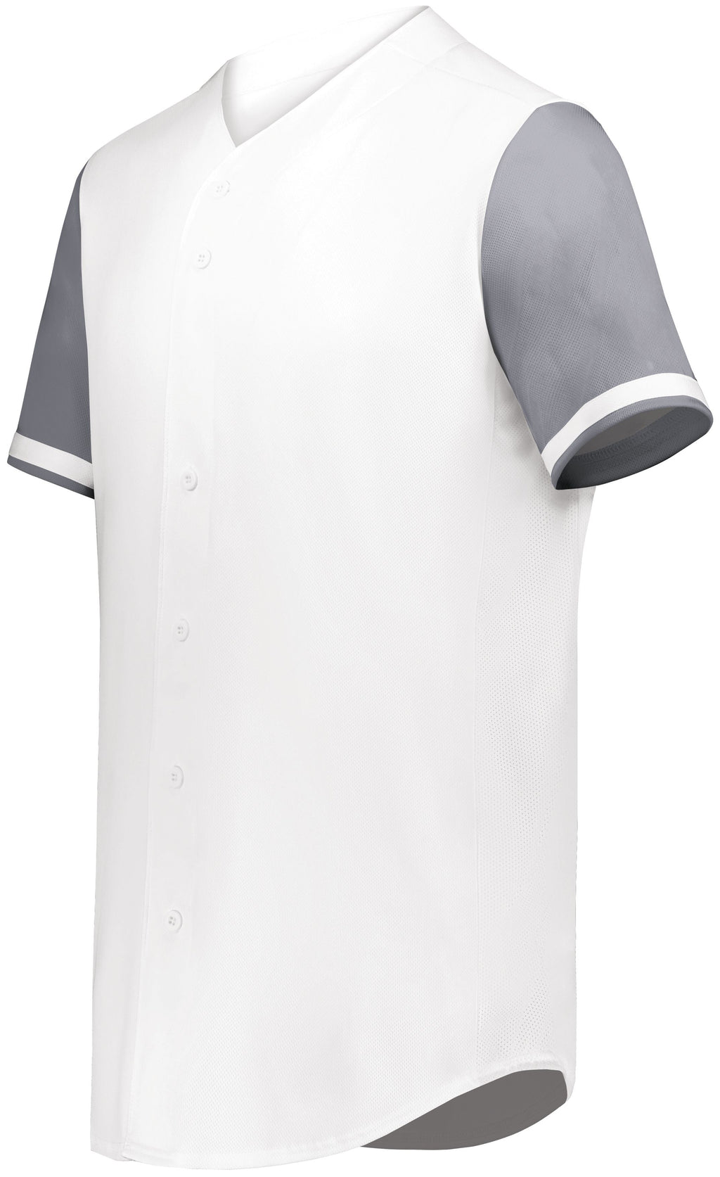 YOUTH CUTTER+ FULL BUTTON BASEBALL JERSEY - MOISTURE-WICKING