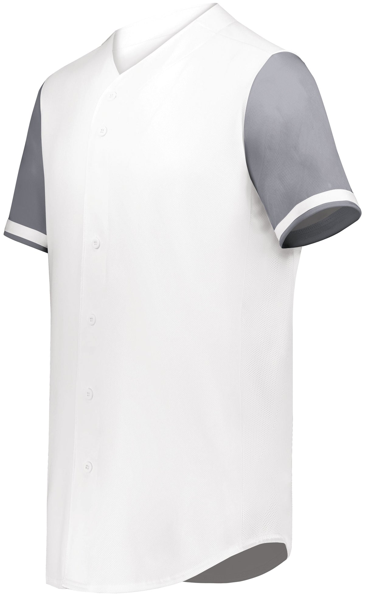 YOUTH CUTTER+ FULL BUTTON BASEBALL JERSEY - MOISTURE-WICKING