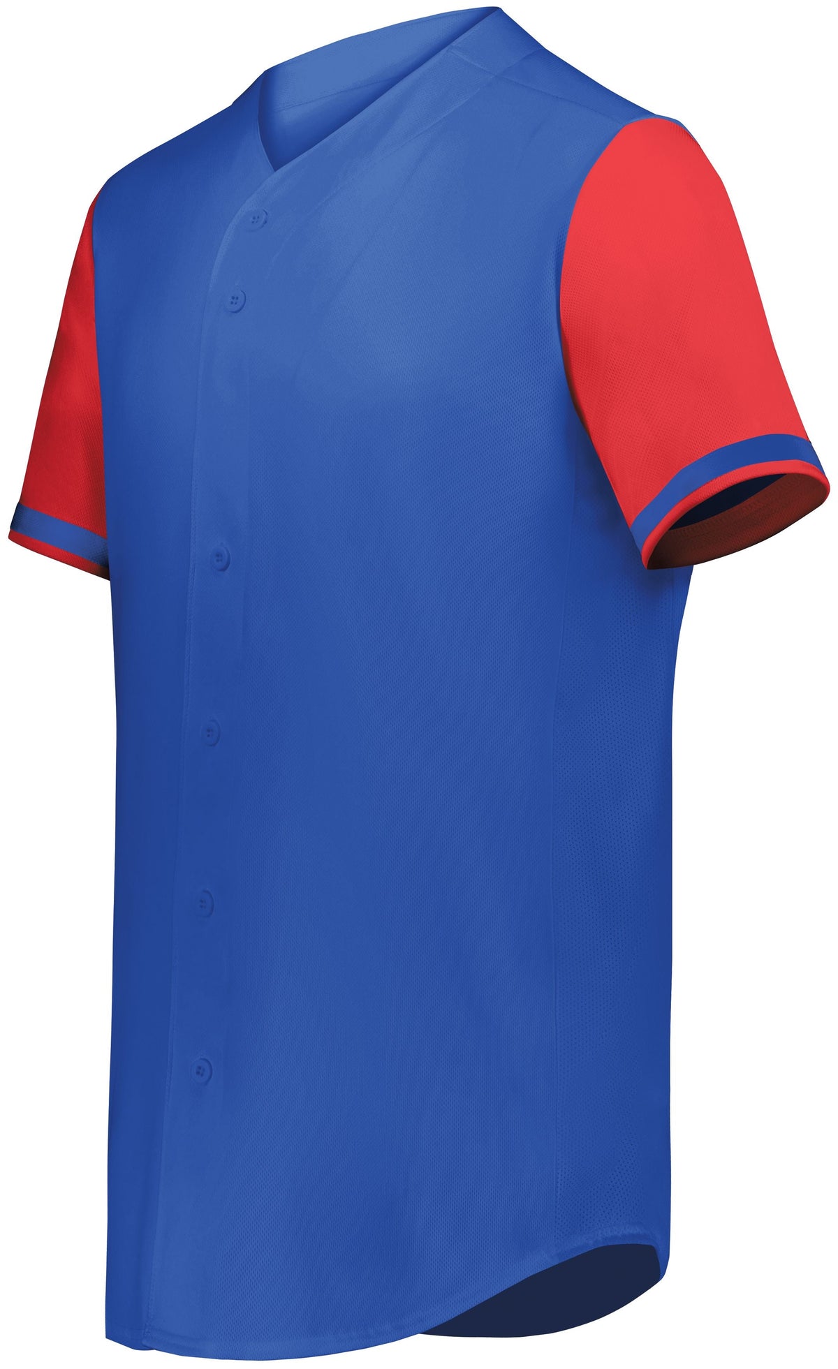 YOUTH CUTTER+ FULL BUTTON BASEBALL JERSEY - MOISTURE-WICKING