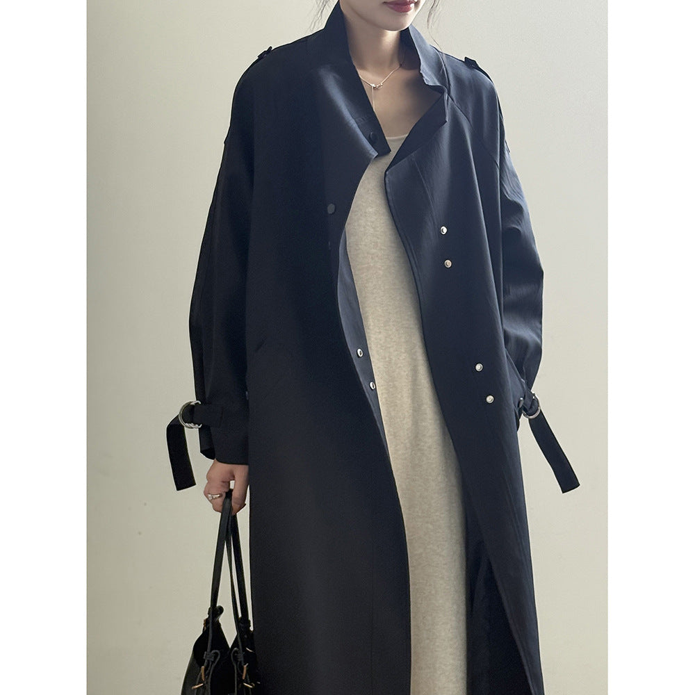 Temperament Commute Trench Coat For Women Autumn