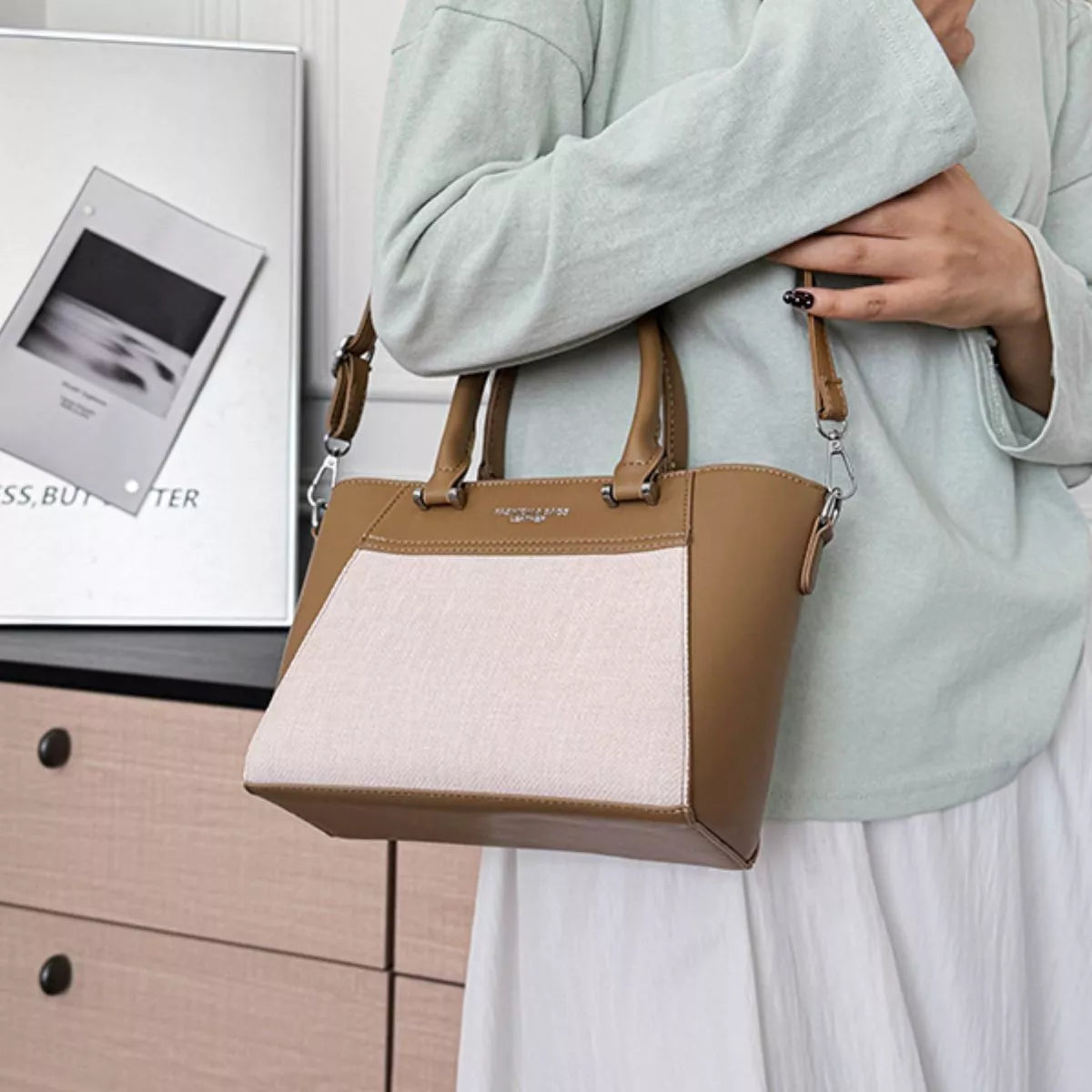 Top Handle Crossbody Bag
