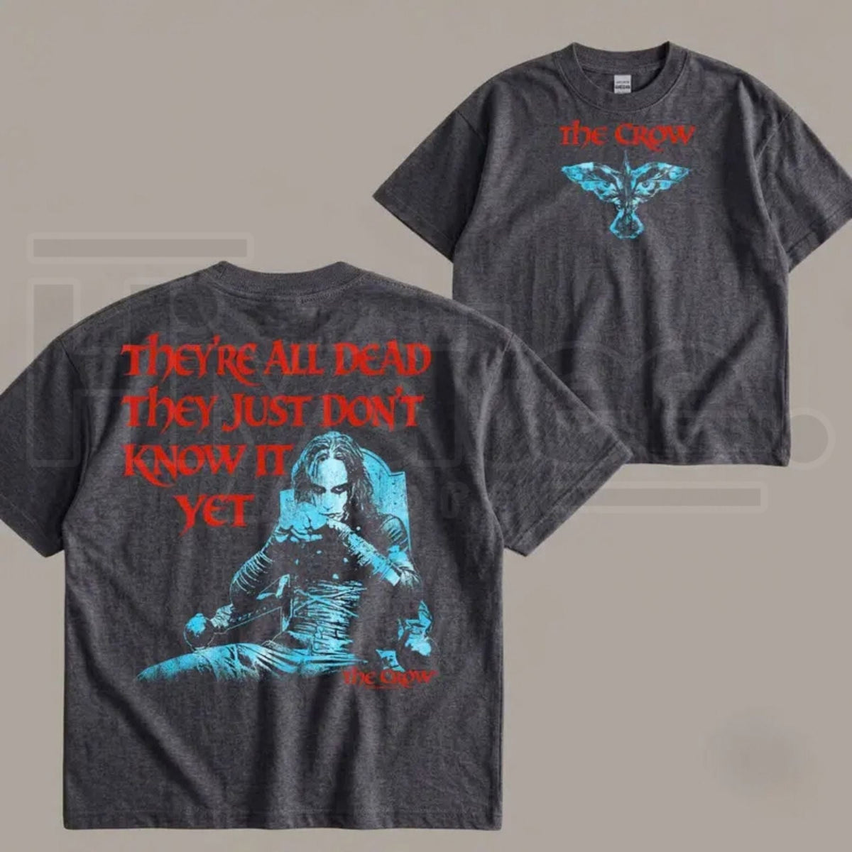 The Crow They're All Dead T-Shirt – Eric Draven Vintage Graphic Tee
