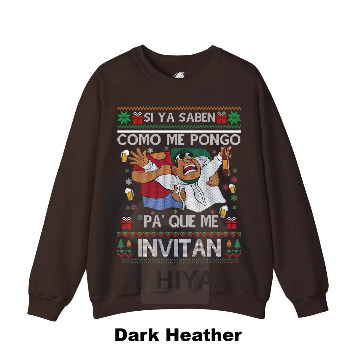 Si Ya Saben Cómo Me Pongo Pa’ Qué Me Invitan Ugly Christmas Sweater: Funny Mexican Beer Party Drinking Shirt