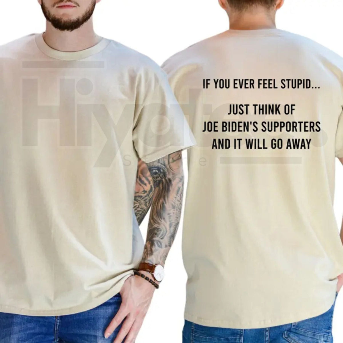 If You Ever Feel Stupid Biden's Supporters T-Shirt – Funny Conservative Tee
