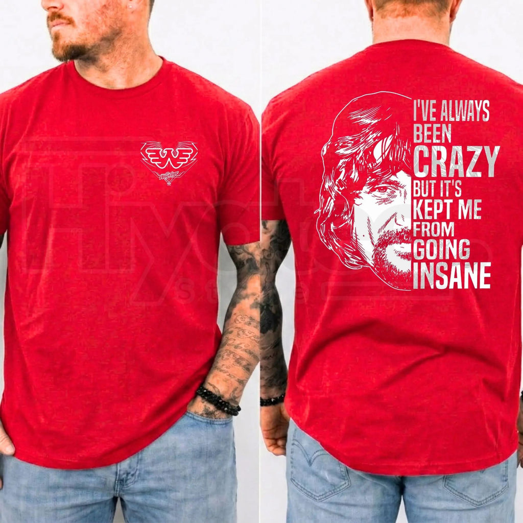 Waylon Jennings I've Always Been Crazy T-Shirt – Vintage Outlaw Country Tee