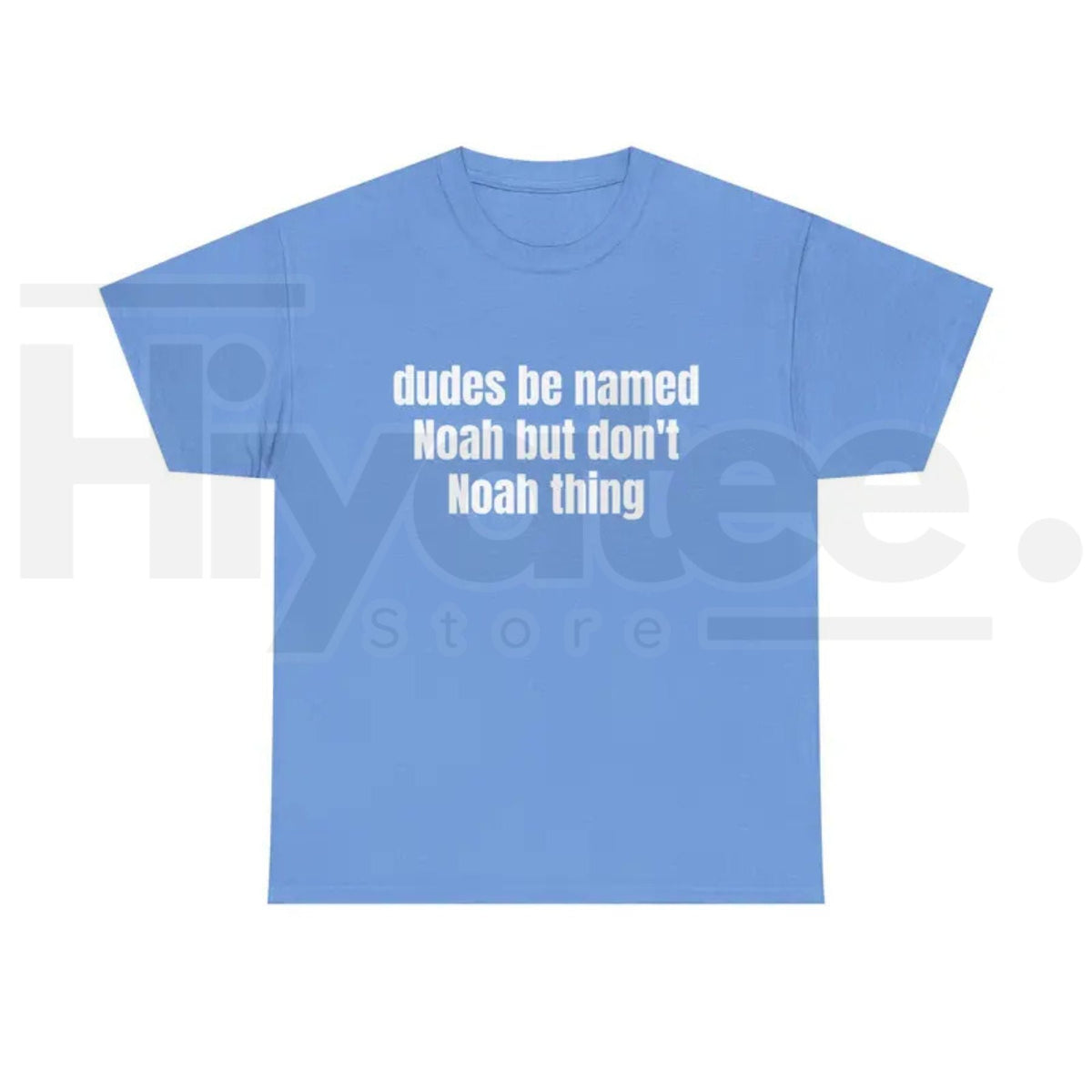 Dudes Be Named Noah But Don't Noah Thing T-Shirt – Funny Sarcastic Name Pun Tee