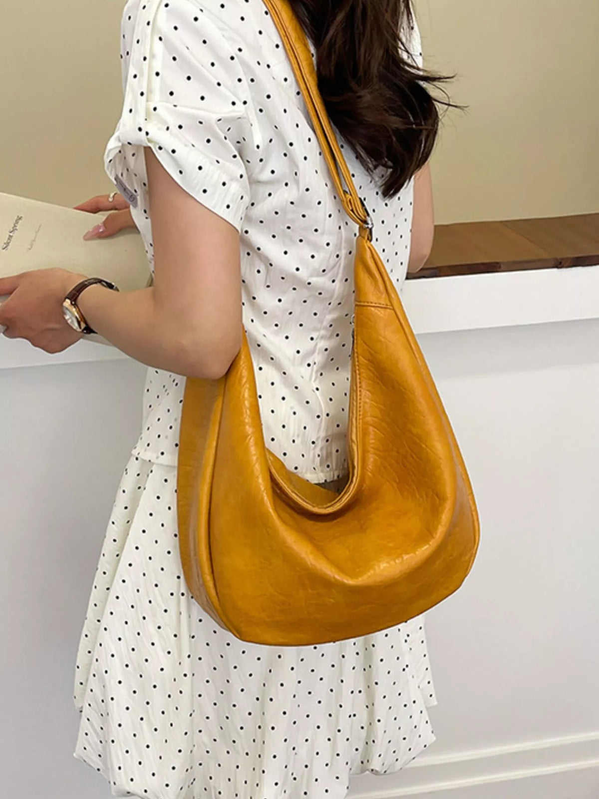PU Leather Crossbody Bag