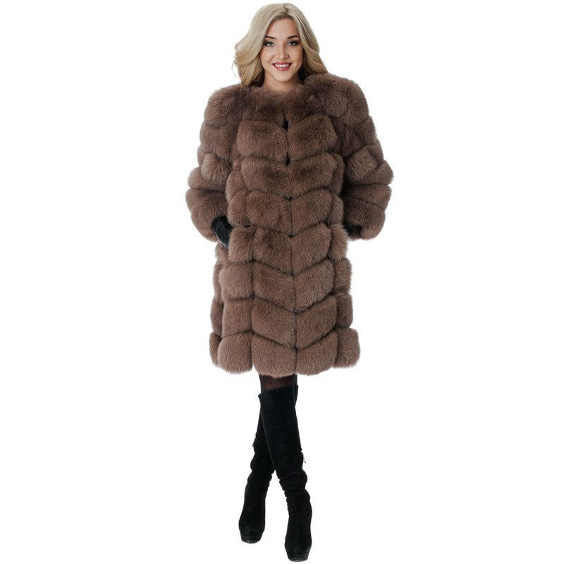Thick Warm Fur Coat For Women