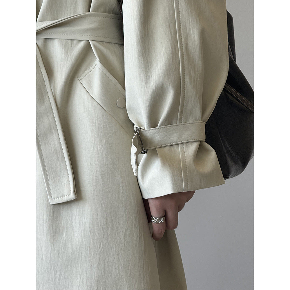 Temperament Commute Trench Coat For Women Autumn