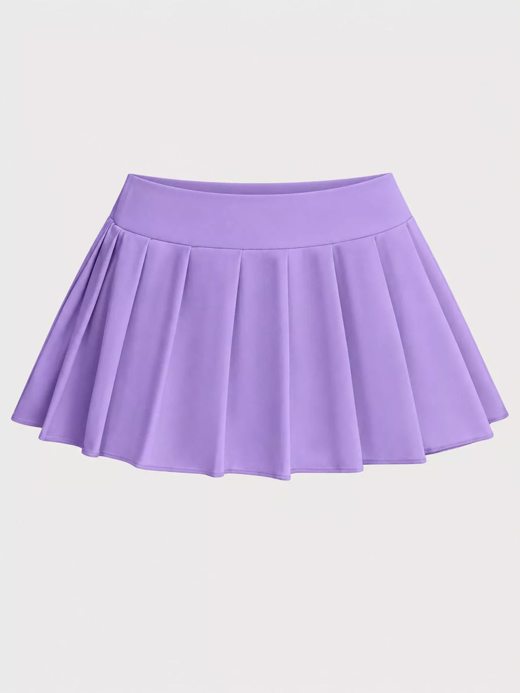 Low Waist Pleated Micro Mini Skirt