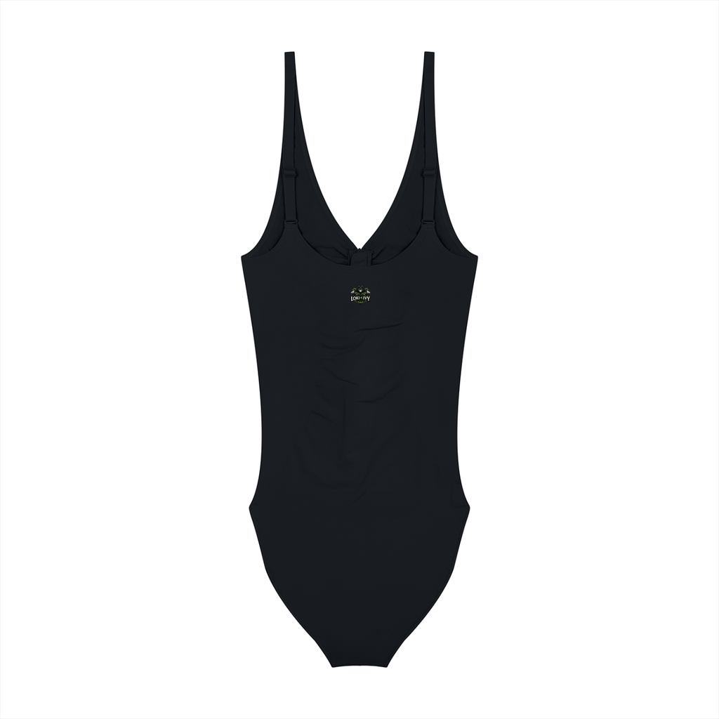 Loki & Ivy Women’s Full-Zip Ruched Bodysuit